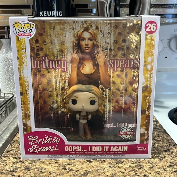 👸🏼 Limited Edition Funko Pop! Albums Britney Spears Oops!… I Did It Again - Picture 1 of 7